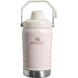 imageStanley IceFlow Fast Flow Jug with Handle 64 oz  Twist On Angled Spout Lid  Leakproof for Travel and Sports  Insulated Stainless Steel  BPAFree  Rose QuartzRose Quartz