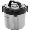 imageStanley Stay Hot Camp Crock 3 qt  12 Hours Hot 16 Hours Cold  Portable Camping Pot with Leakproof Locking Lid  Insulated Packable Travel Food Container  BPAFree  Stainless Steel ShaleBlack Lid