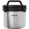 imageStanley Stay Hot Camp Crock 3 qt  12 Hours Hot 16 Hours Cold  Portable Camping Pot with Leakproof Locking Lid  Insulated Packable Travel Food Container  BPAFree  Stainless Steel ShaleBlack Lid