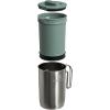 imageSTANLEY Adventure AllinOne Boil  Brew French Press  32 OZStainless Steel Shale