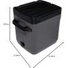 imageStanley Adventure Outdoor Cooler 7 qt  Heavy Duty Outdoor Camping Cooler with Easy Carry Top Handle  27 Hour Cooling Ice Chest for 10 Cans  BPAFree  Tigerlily PlumCharcoal
