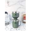 imageStanley Perfect Brew Pour Over  Manual Single Cup Coffee Maker  Drip Coffee Maker with Reusable Filter  Easy Clean Stainless Steel  BPAFree  Hammertone GreenHammertone Green