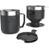 imageStanley Perfect Brew Pour Over Set  12 oz Camp Mug with Lid Included  Drip Coffee Maker with Reusable Filter  Insulated Stainless Steel  BPAFree  Matte BlackBlack 20