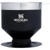 imageStanley Perfect Brew Pour Over  Manual Single Cup Coffee Maker  Drip Coffee Maker with Reusable Filter  Easy Clean Stainless Steel  BPAFree  Hammertone GreenMatte Black