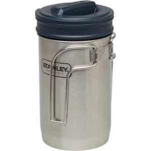 imageSTANLEY Adventure AllinOne Boil  Brew French Press  32 OZStainless Steel