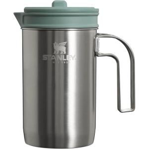 imageSTANLEY Adventure AllinOne Boil  Brew French Press  32 OZStainless Steel Shale