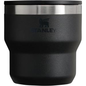 imageSTANLEY StayHot Stacking Camp Cup 10 oz  Press In Drink Through Lid  Cup for Coffee Tea and Drinks  Insulated Stainless Steel Coffee Mug  BPAFree  Cream GlossBlack 20