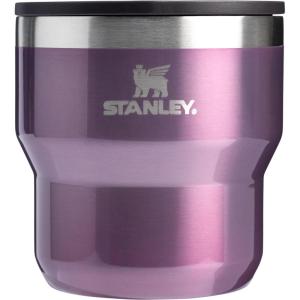 imageSTANLEY StayHot Stacking Camp Cup 10 oz  Press In Drink Through Lid  Cup for Coffee Tea and Drinks  Insulated Stainless Steel Coffee Mug  BPAFree  Cream GlossWisteria Shine