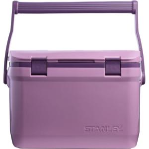 imageStanley Adventure Outdoor Cooler 7 qt  Heavy Duty Outdoor Camping Cooler with Easy Carry Top Handle  27 Hour Cooling Ice Chest for 10 Cans  BPAFree  Tigerlily PlumLilac