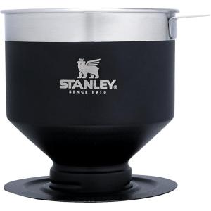 imageStanley Perfect Brew Pour Over  Manual Single Cup Coffee Maker  Drip Coffee Maker with Reusable Filter  Easy Clean Stainless Steel  BPAFree  Hammertone GreenMatte Black