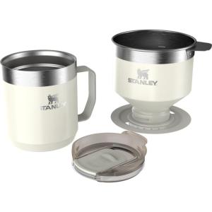 imageStanley Perfect Brew Pour Over Set  12 oz Camp Mug with Lid Included  Drip Coffee Maker with Reusable Filter  Insulated Stainless Steel  BPAFree  Matte BlackBlack 20