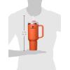 imageSTANLEY Quencher H20 Tumbler with Handle and Straw 40 oz  Flowstate 3Position Lid  Cup Holder Compatible for Travel  Insulated Stainless Steel Cup  BPAFree  Tigerlily Plum