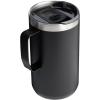 imageStanley Everyday Camp Mug  Drink Through Lid  Cup for Coffee Tea and Drinks  Insulated Stainless Steel Coffee Mug  BPAFreeBlack 20