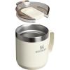 imageStanley Everyday Camp Mug  Drink Through Lid  Cup for Coffee Tea and Drinks  Insulated Stainless Steel Coffee Mug  BPAFreeCream Gloss