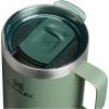 imageStanley Everyday Camp Mug  Drink Through Lid  Cup for Coffee Tea and Drinks  Insulated Stainless Steel Coffee Mug  BPAFreeHammertone Green