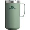 imageStanley Everyday Camp Mug  Drink Through Lid  Cup for Coffee Tea and Drinks  Insulated Stainless Steel Coffee Mug  BPAFreeHammertone Green
