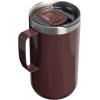 imageStanley Everyday Camp Mug  Drink Through Lid  Cup for Coffee Tea and Drinks  Insulated Stainless Steel Coffee Mug  BPAFreeMahogany Gloss