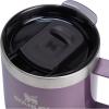 imageStanley Everyday Camp Mug  Drink Through Lid  Cup for Coffee Tea and Drinks  Insulated Stainless Steel Coffee Mug  BPAFreeWisteria Shine