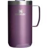 imageStanley Everyday Camp Mug  Drink Through Lid  Cup for Coffee Tea and Drinks  Insulated Stainless Steel Coffee Mug  BPAFreeWisteria Shine