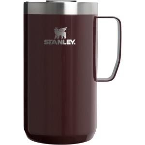 imageStanley Everyday Camp Mug  Drink Through Lid  Cup for Coffee Tea and Drinks  Insulated Stainless Steel Coffee Mug  BPAFreeMahogany Gloss
