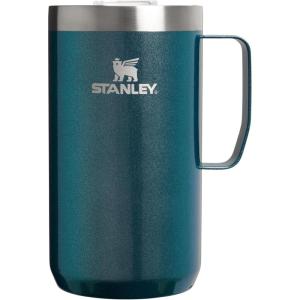 imageStanley Everyday Camp Mug  Drink Through Lid  Cup for Coffee Tea and Drinks  Insulated Stainless Steel Coffee Mug  BPAFreePonderosa Shimmer