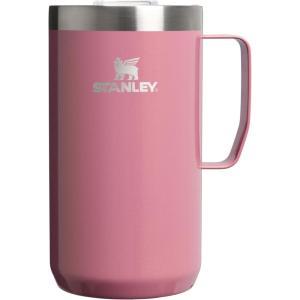 imageStanley Everyday Camp Mug  Drink Through Lid  Cup for Coffee Tea and Drinks  Insulated Stainless Steel Coffee Mug  BPAFreePort Shimmer