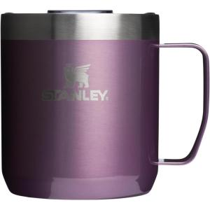 imageStanley Everyday Camp Mug  Drink Through Lid  Cup for Coffee Tea and Drinks  Insulated Stainless Steel Coffee Mug  BPAFreeWisteria Shine