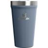imageStanley Everyday Tumbler 16 oz  Press Fit Drink Through Lid  Beverage Coffee and Cocktail Cup  Insulated Stainless Steel Wine Glass  BPAFree  Tempest GlossTempest Gloss