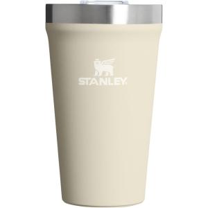 imageStanley Everyday Tumbler 16 oz  Press Fit Drink Through Lid  Beverage Coffee and Cocktail Cup  Insulated Stainless Steel Wine Glass  BPAFree  Tempest GlossToasted Almond