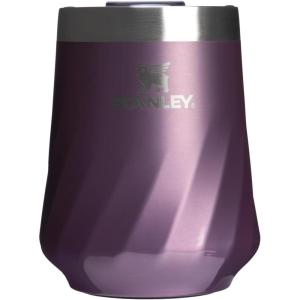 imageSTANLEY Reserve Wine Tumbler  11 oz Stainless Steel Travel Mug For Wine Cocktails Soda  Keeps Drinks Cold for Hours  BPAFree  Exclusive Toasted AlmondWisteria Shine