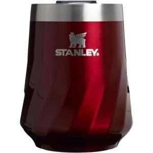 imageSTANLEY Reserve Wine Tumbler  11 oz Stainless Steel Travel Mug For Wine Cocktails Soda  Keeps Drinks Cold for Hours  BPAFree  Exclusive Toasted AlmondGarnet Shine