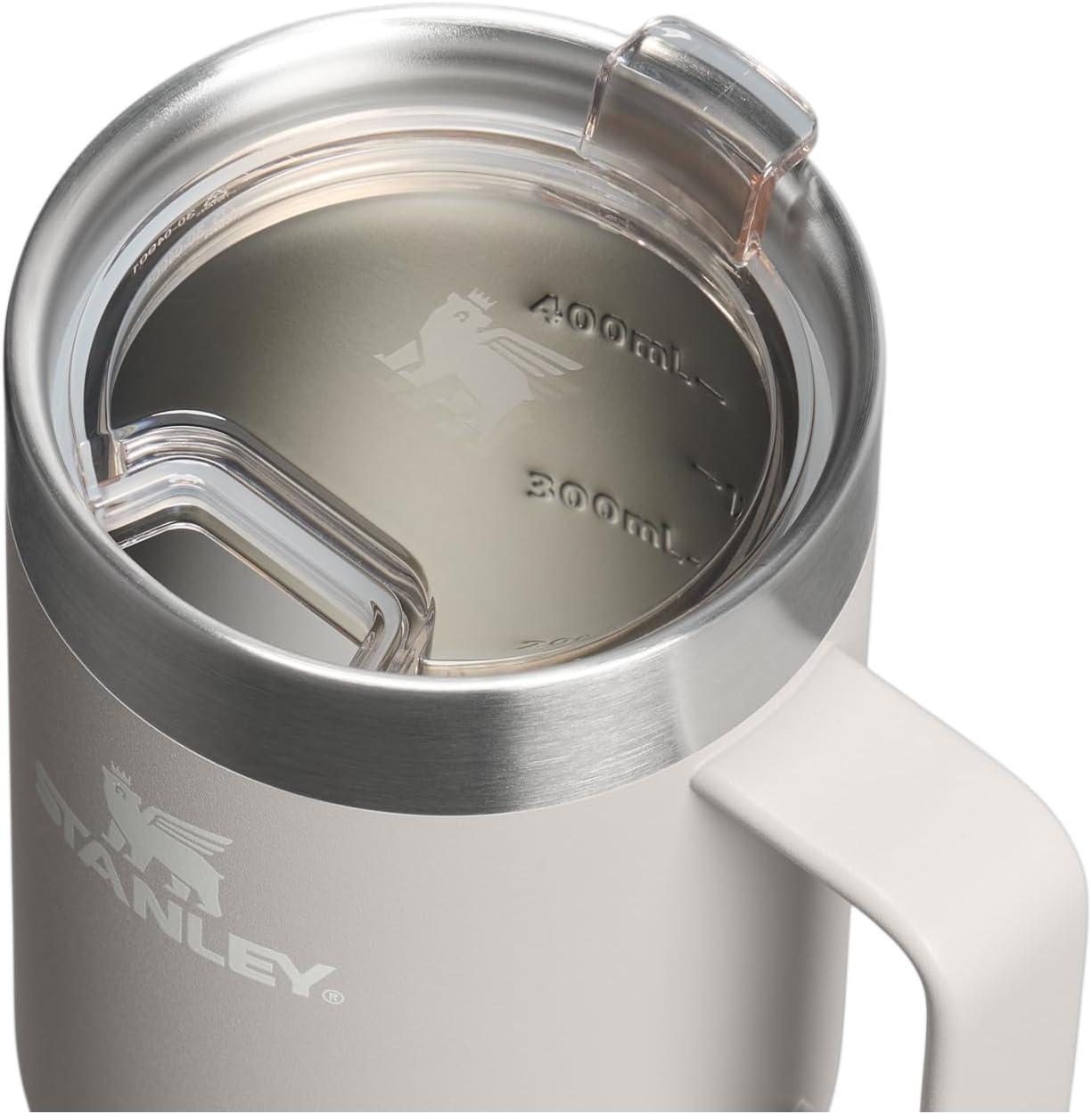 imageSTANLEY The Everyday Suburban Mug  16 oz  Drink Through Lid  Cup for Coffee Tea and Drinks  Insulated Stainless Steel Coffee Mug  BPAFree  Black 20Ash