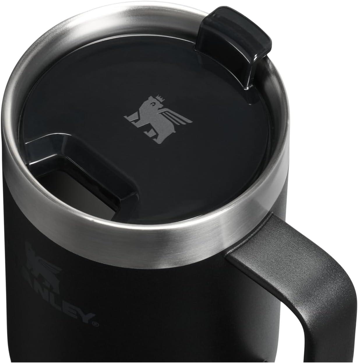 imageSTANLEY The Everyday Suburban Mug  16 oz  Drink Through Lid  Cup for Coffee Tea and Drinks  Insulated Stainless Steel Coffee Mug  BPAFree  Black 20Black 20