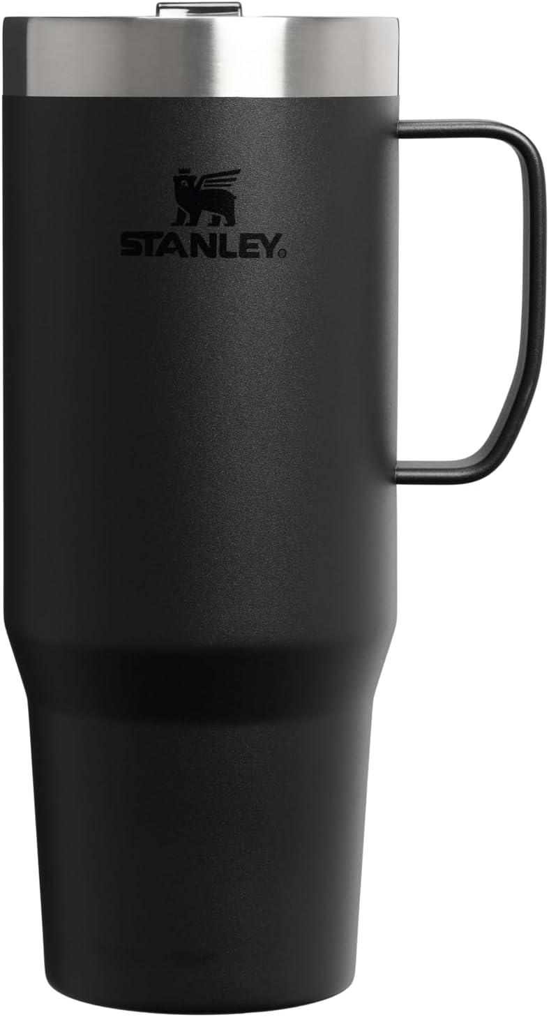 imageSTANLEY The Everyday Suburban Mug  16 oz  Drink Through Lid  Cup for Coffee Tea and Drinks  Insulated Stainless Steel Coffee Mug  BPAFree  Black 20Black 20