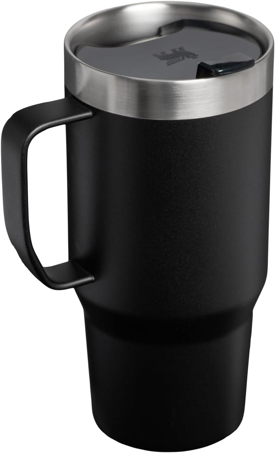 imageSTANLEY The Everyday Suburban Mug  16 oz  Drink Through Lid  Cup for Coffee Tea and Drinks  Insulated Stainless Steel Coffee Mug  BPAFree  Black 20Black 20