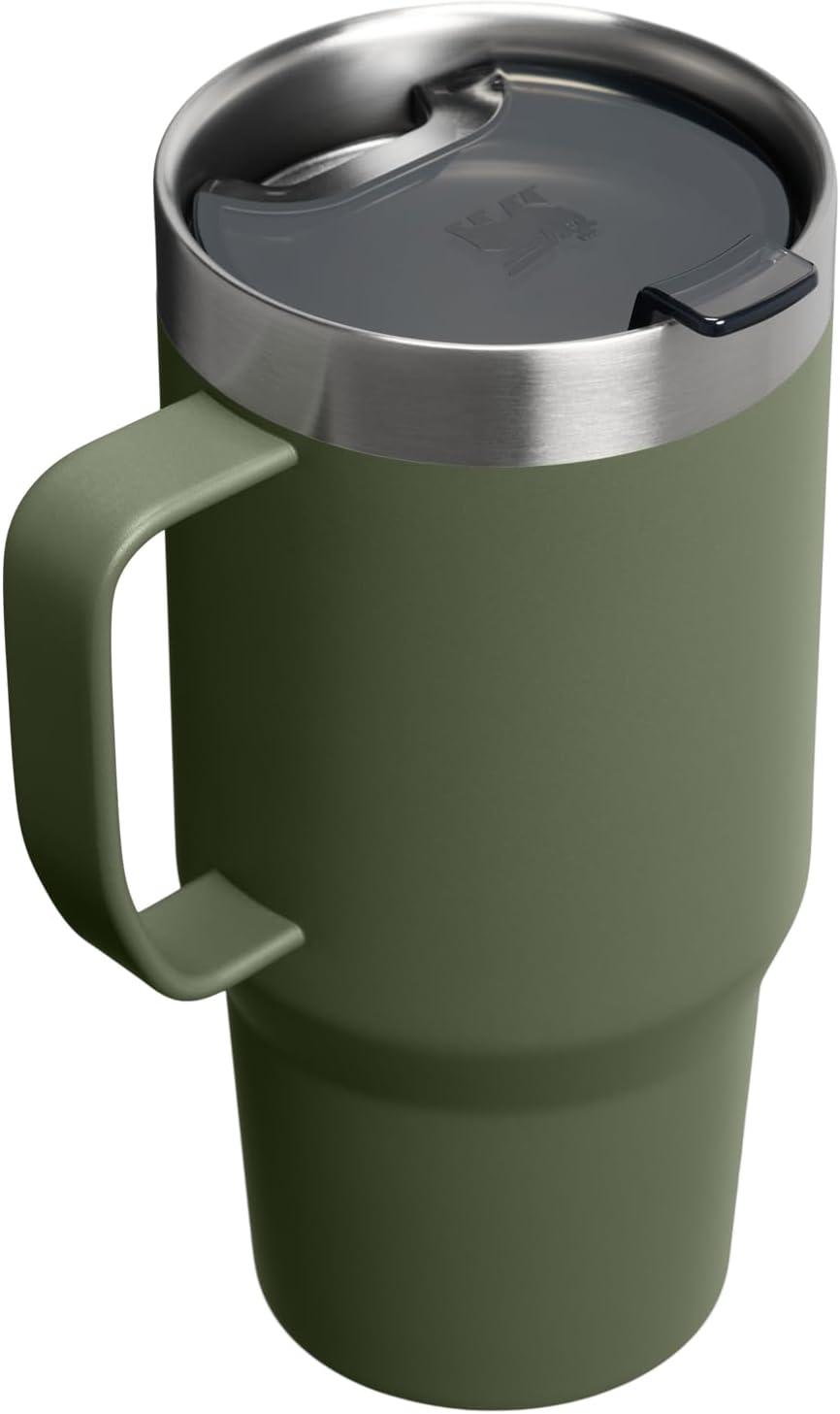 imageSTANLEY The Everyday Suburban Mug  16 oz  Drink Through Lid  Cup for Coffee Tea and Drinks  Insulated Stainless Steel Coffee Mug  BPAFree  Black 20Dried Pine
