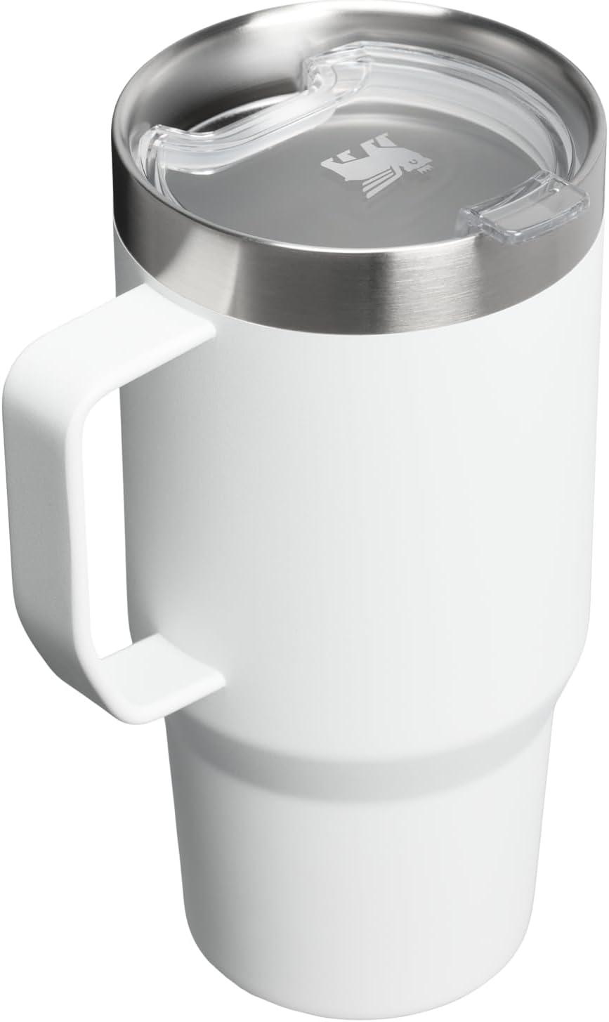 imageSTANLEY The Everyday Suburban Mug  16 oz  Drink Through Lid  Cup for Coffee Tea and Drinks  Insulated Stainless Steel Coffee Mug  BPAFree  Black 20Frost