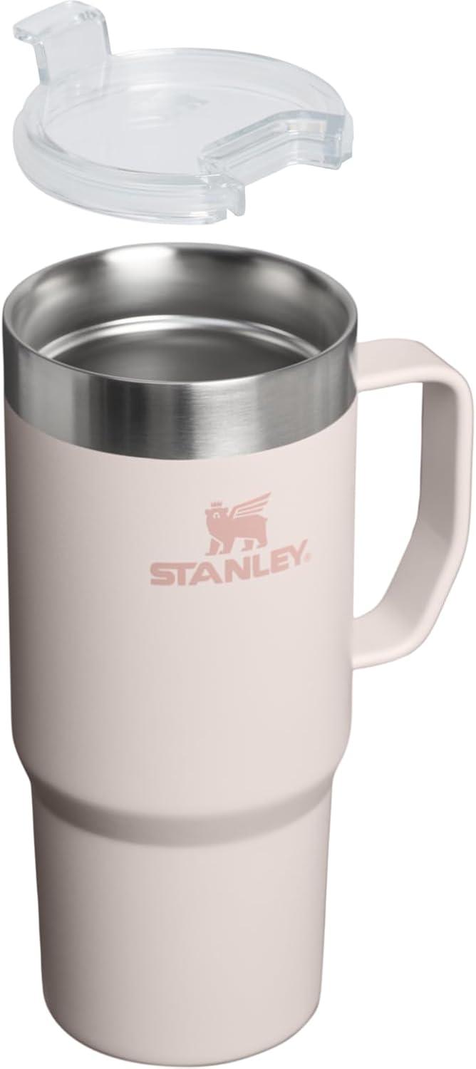 imageSTANLEY The Everyday Suburban Mug  16 oz  Drink Through Lid  Cup for Coffee Tea and Drinks  Insulated Stainless Steel Coffee Mug  BPAFree  Black 20Rose Quartz