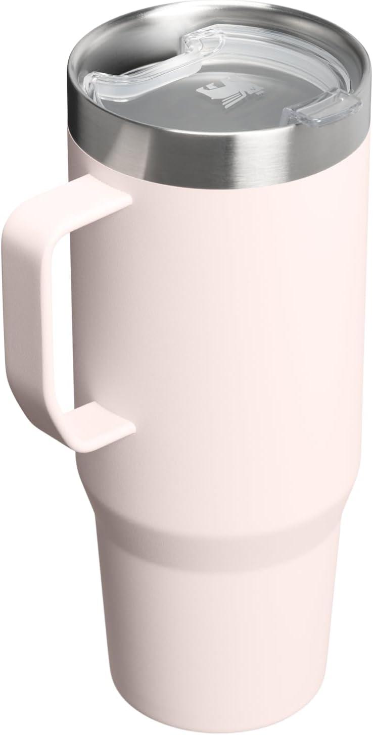 imageSTANLEY The Everyday Suburban Mug  16 oz  Drink Through Lid  Cup for Coffee Tea and Drinks  Insulated Stainless Steel Coffee Mug  BPAFree  Black 20Rose Quartz