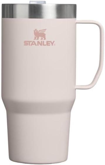 imageSTANLEY The Everyday Suburban Mug  16 oz  Drink Through Lid  Cup for Coffee Tea and Drinks  Insulated Stainless Steel Coffee Mug  BPAFree  Black 20Rose Quartz