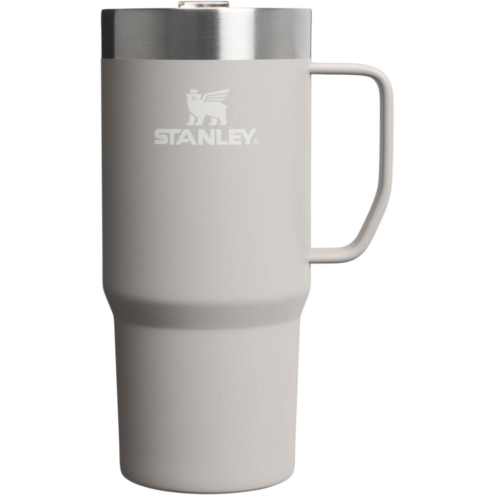 imageSTANLEY The Everyday Suburban Mug  16 oz  Drink Through Lid  Cup for Coffee Tea and Drinks  Insulated Stainless Steel Coffee Mug  BPAFree  Black 20Ash