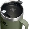 imageSTANLEY The Everyday Suburban Mug  16 oz  Drink Through Lid  Cup for Coffee Tea and Drinks  Insulated Stainless Steel Coffee Mug  BPAFree  Black 20Dried Pine