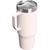 imageSTANLEY The Everyday Suburban Mug  16 oz  Drink Through Lid  Cup for Coffee Tea and Drinks  Insulated Stainless Steel Coffee Mug  BPAFree  Black 20Rose Quartz