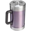 imageSTANLEY Classic StayHot French Press Coffee Maker 48 oz  5 Minute Brew 4 Hours Hot  Mesh Filter for Coffee Grounds  Insulated Stainless Steel French Press  BPAFree  Black 20Wisteria Shine