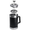 imageSTANLEY Classic StayHot French Press Coffee Maker 48 oz  5 Minute Brew 4 Hours Hot  Mesh Filter for Coffee Grounds  Insulated Stainless Steel French Press  BPAFree  Black 20Black 20