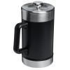 imageSTANLEY Classic StayHot French Press Coffee Maker 48 oz  5 Minute Brew 4 Hours Hot  Mesh Filter for Coffee Grounds  Insulated Stainless Steel French Press  BPAFree  Black 20Black 20