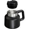 imageSTANLEY ToughToTip Admirals Mug 20 oz  Twiston Flip Open Lid  Wide Body with NonSkid Rubber Base  Insulated Stainless Steel Coffee Cup  BPAFreeBlack 20