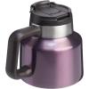 imageSTANLEY ToughToTip Admirals Mug 20 oz  Twiston Flip Open Lid  Wide Body with NonSkid Rubber Base  Insulated Stainless Steel Coffee Cup  BPAFreeWisteria Shine