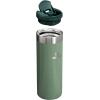 imageStanley AeroLight Transit Bottle 16 oz  Locking Drink Through Lid  Leak Resistant Water Bottle or Coffee Travel Mug  Lightweight Insulated Stainless Steel  BPAFree  BlackHammertone Green