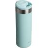 imageStanley AeroLight Transit Bottle 16 oz  Locking Drink Through Lid  Leak Resistant Water Bottle or Coffee Travel Mug  Lightweight Insulated Stainless Steel  BPAFree  BlackSeafoam